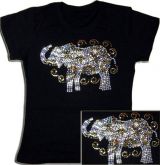 CAMISETAS UNISEX STRASS - COLORIDA