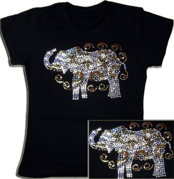 CAMISETAS UNISEX STRASS - COLORIDA